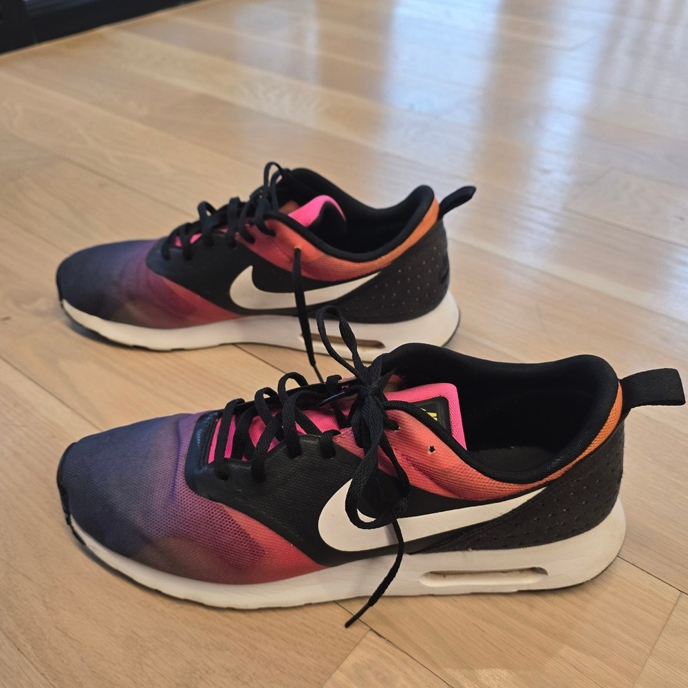 Nike Air Max Tavas Sunset Gradient Black Pink Orange Mens 13 724765-005‎